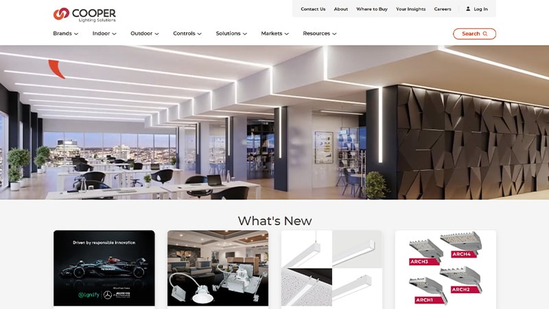 Home Page Cooper Lighting