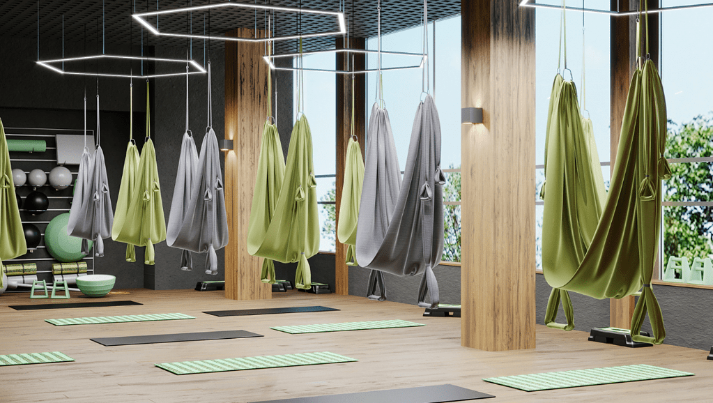 Suitable, well-designed lights for the Yoga Studio