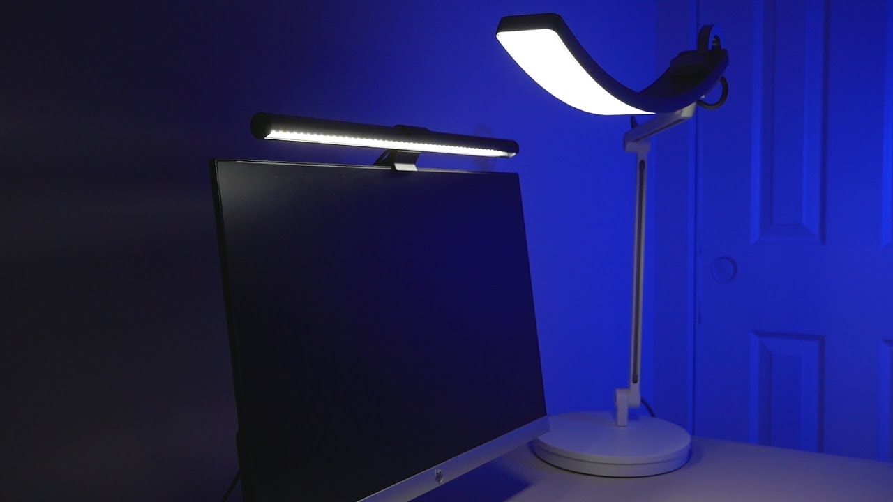 BenQ e-reading Desk Lamp & BenQ ScreenBar Lamp Review - BEST Desk Setup Lamps and Lighting!