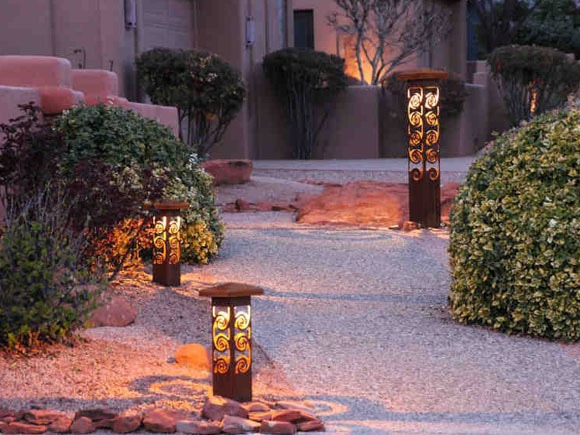 decorative led bollard lights
