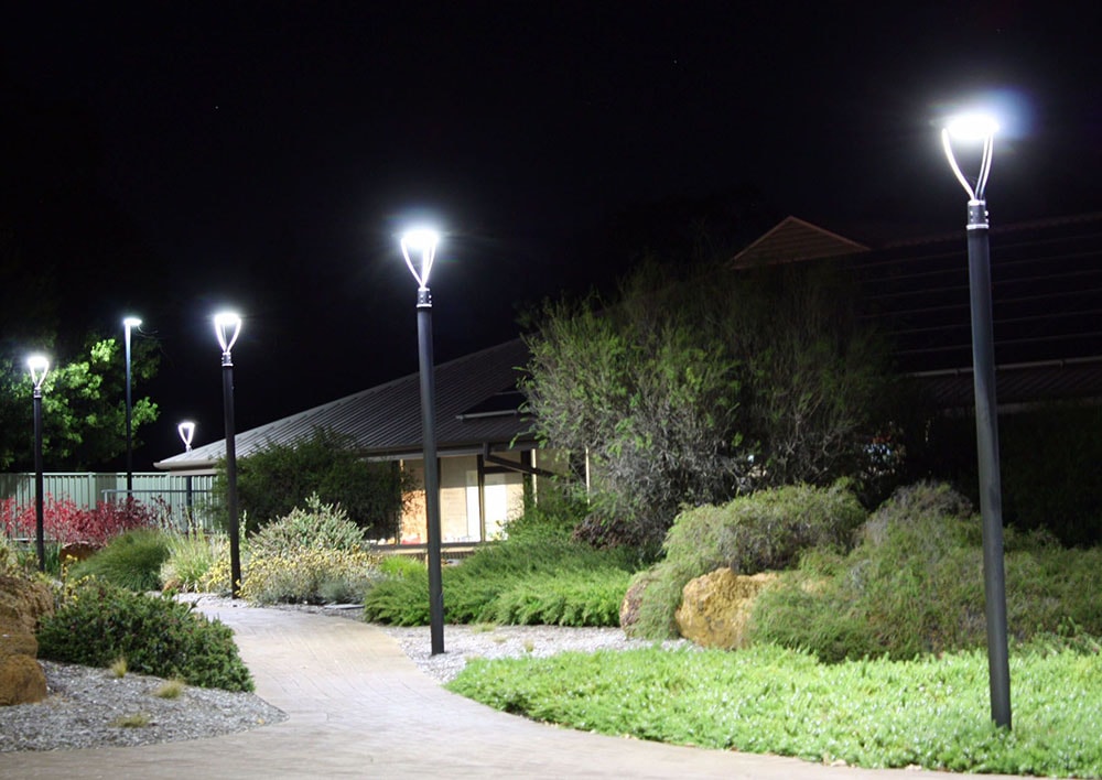 kommerzielle LED-Pfostenleuchten im Freien
