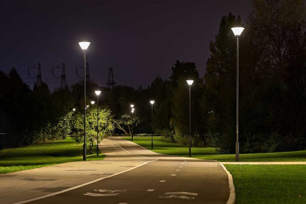 Park LED-Pfostenlichter