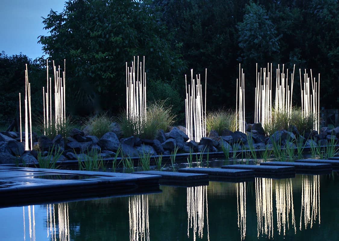 Outdoor Reed Floor Lights RC Lighting