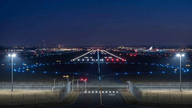 perimeter lighting for airports