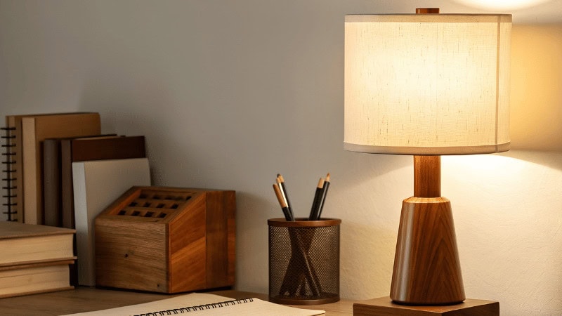 task lighting in the study