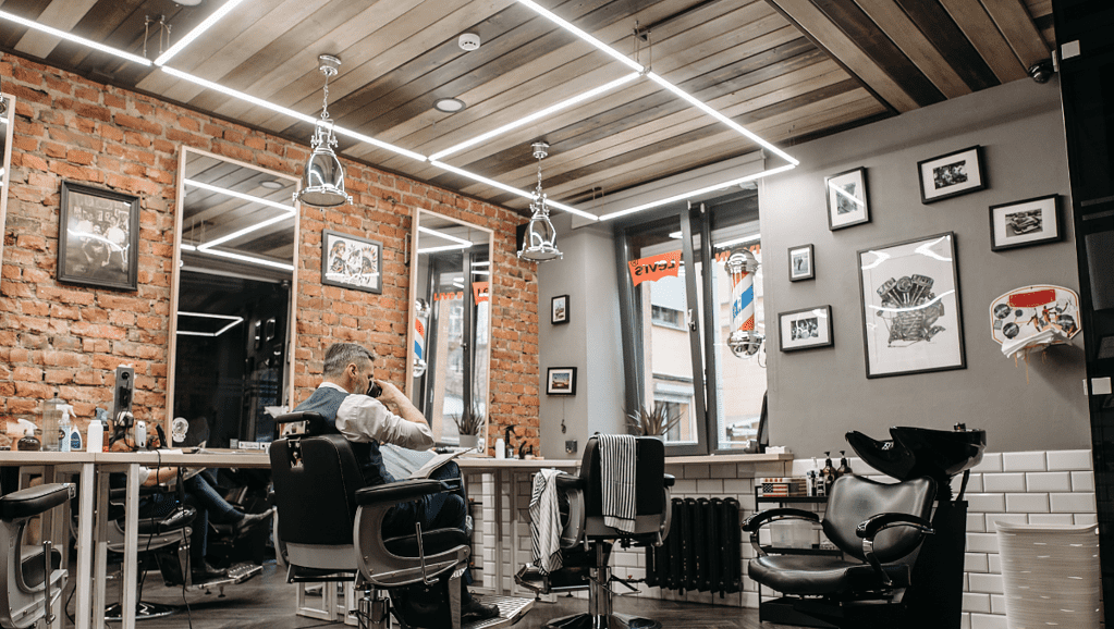barber shop lighting