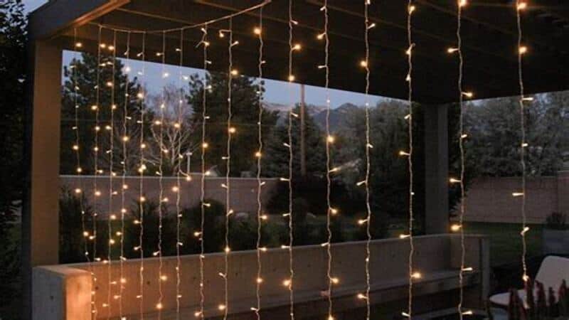 led string curtain lights