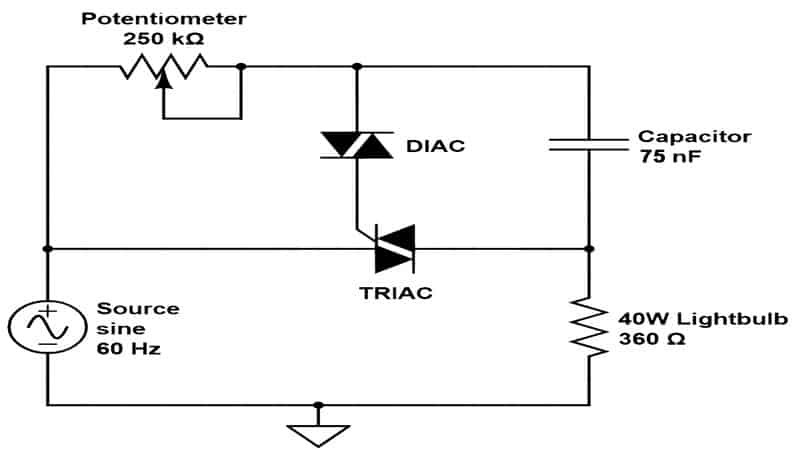How To Make Light Dimmer Circuit 220V AC ( using BTA24 Triac ) 