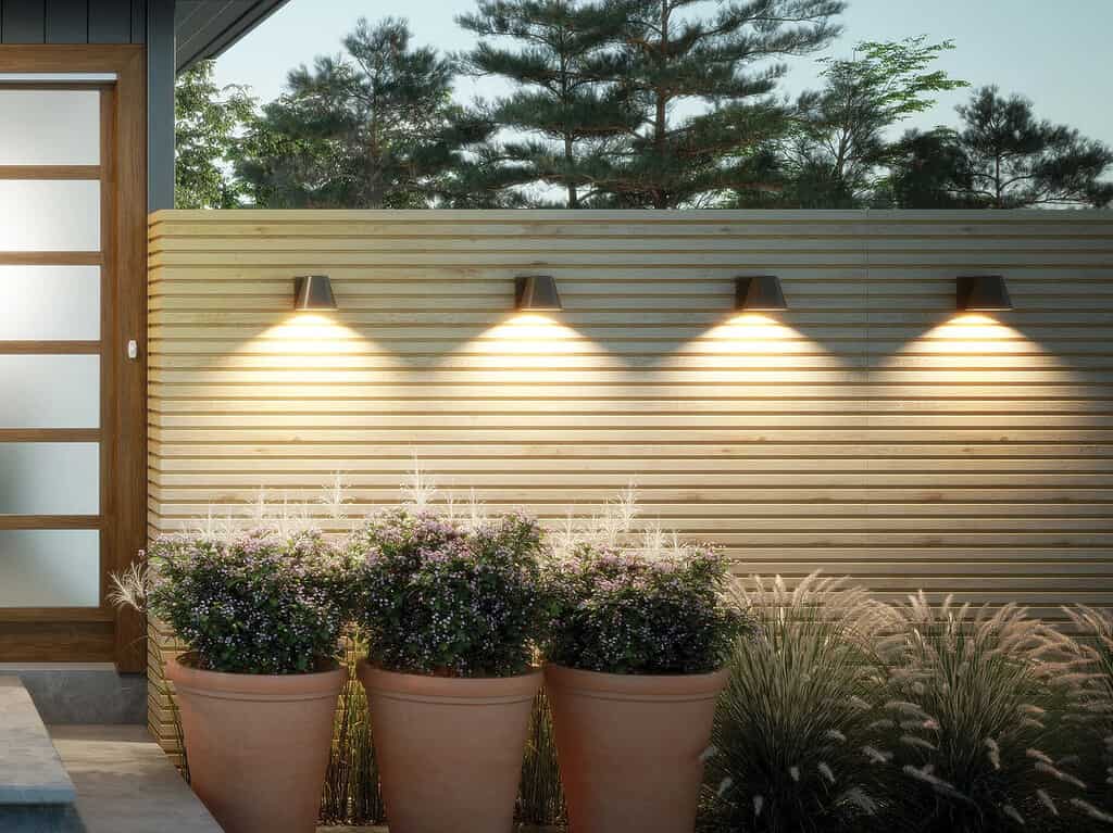 LED outdoor wall lights