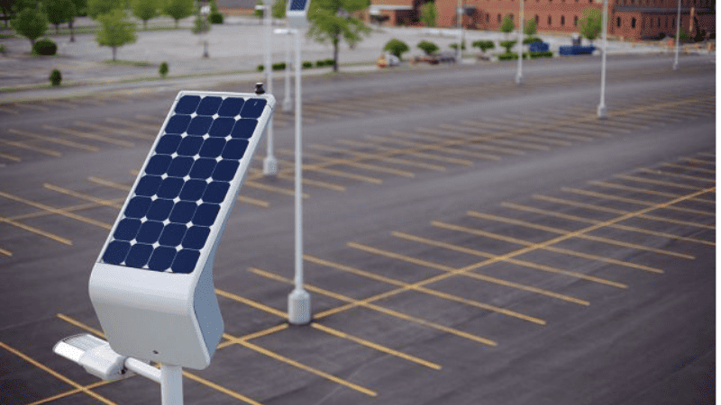 RC Lighting propose des éclairages solaires pour parking de haute qualité.