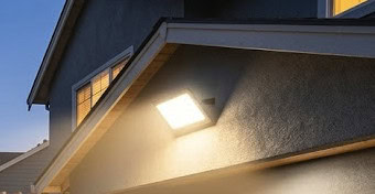 Backyard flood lights with beam angle