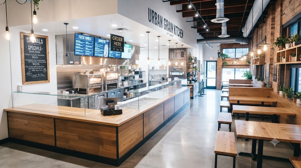 fast casual restaurant lighting 1