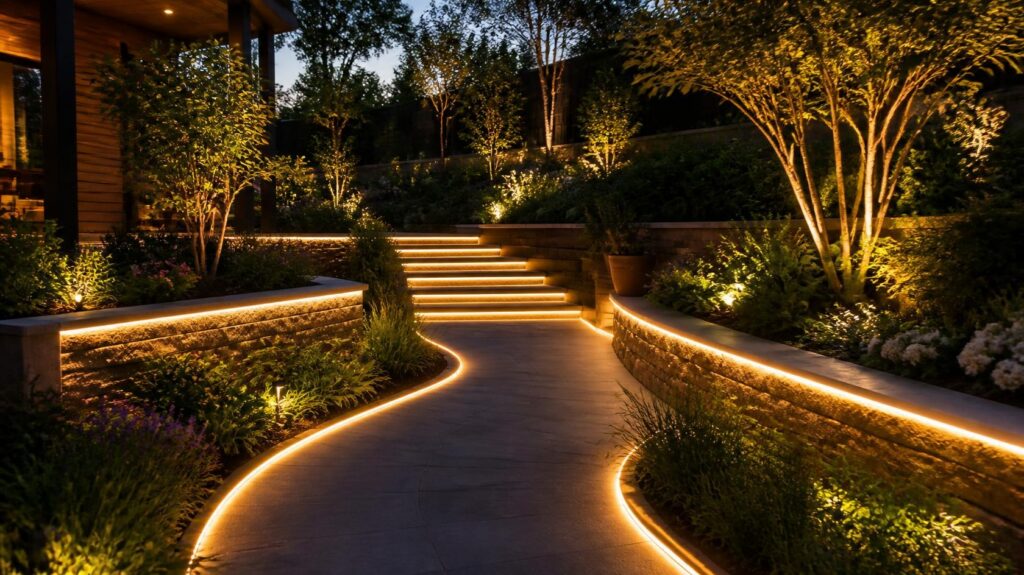 led garden strip lights