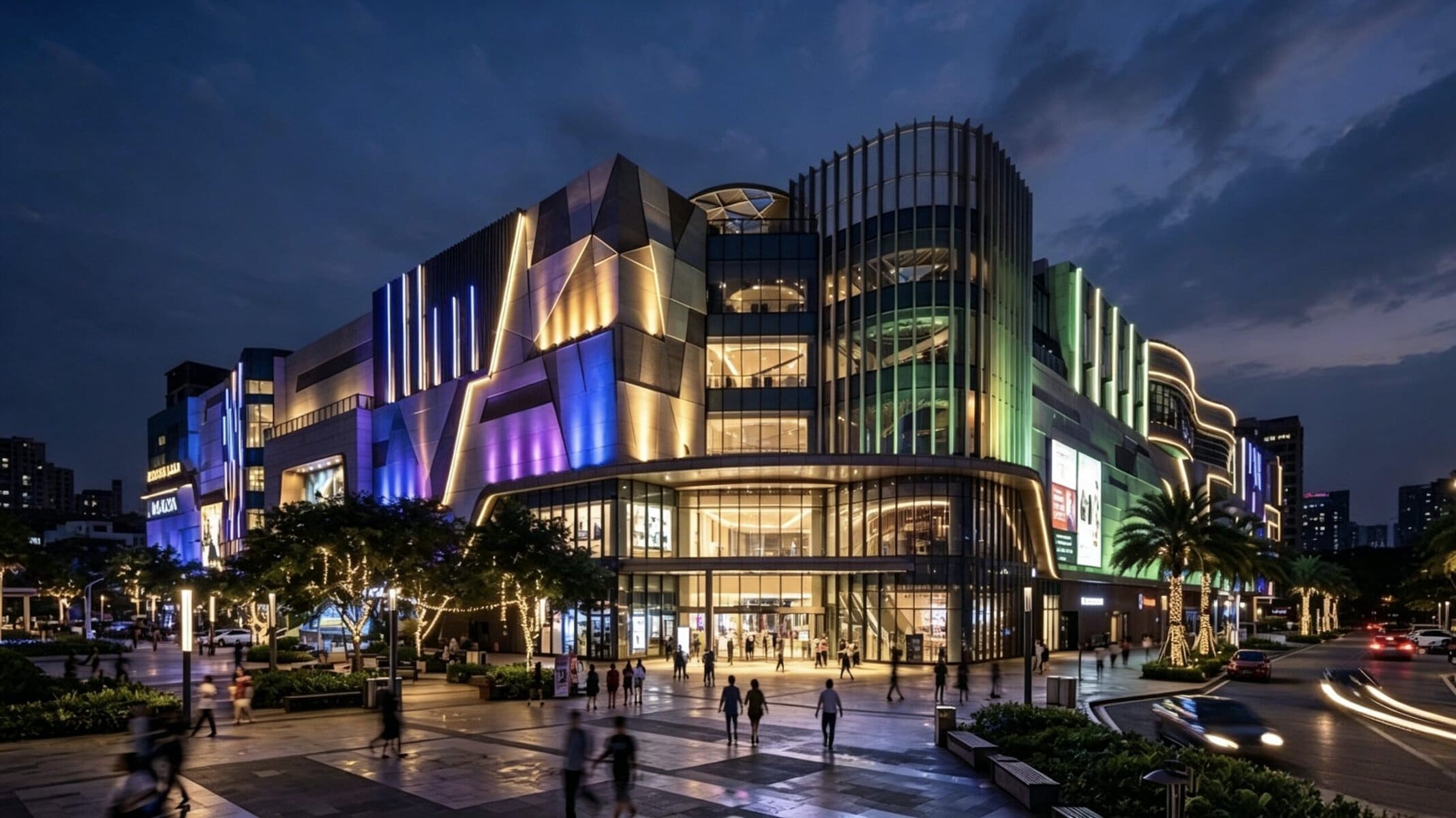architectural floodlighting rgbw design