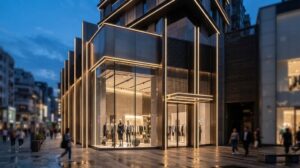 linear facade lighting