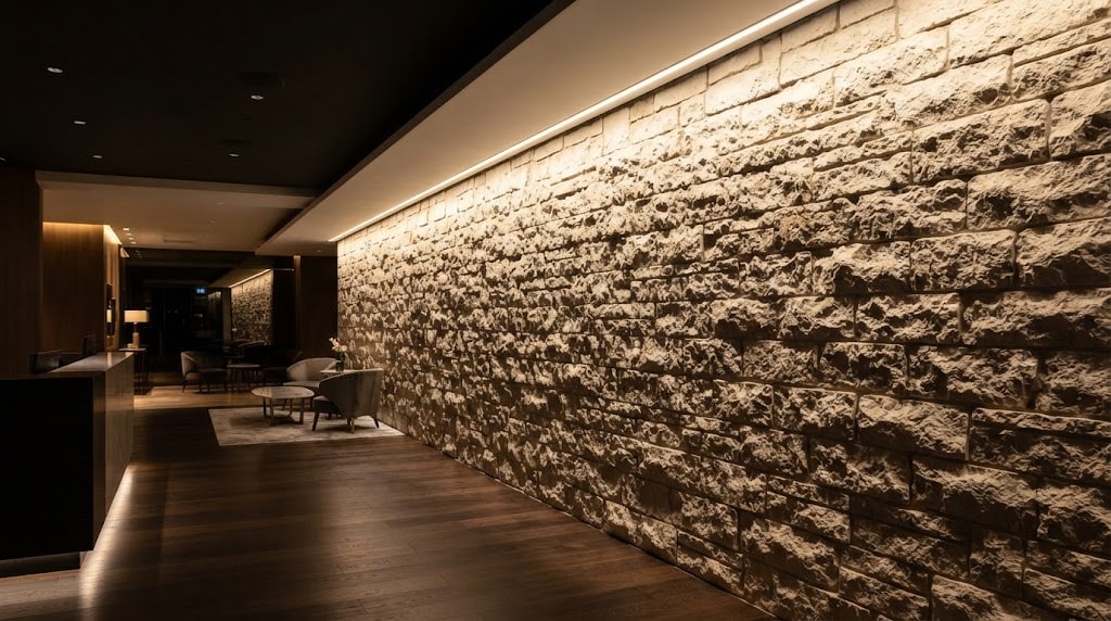 wall grazing light