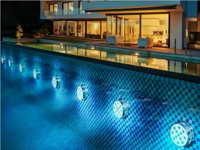 luces de piscina led inalámbricas