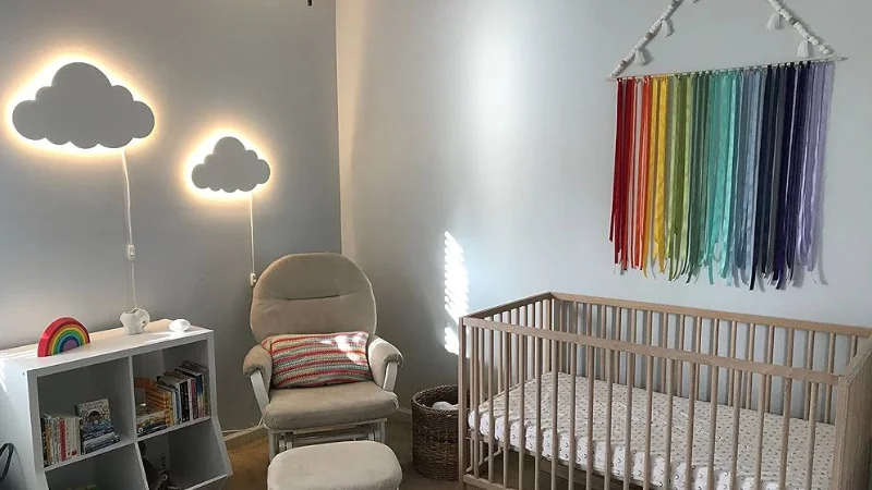 Les appliques murales sont diverses options d'éclairage qui ajoutent une valeur fonctionnelle et décorative à la chambre de bébé.